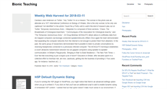 Desktop Screenshot of bionicteaching.com